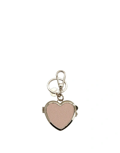 Shop Furla Key Ring In Light Pink