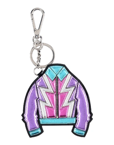 Shop Dsquared2 Key Ring In Purple