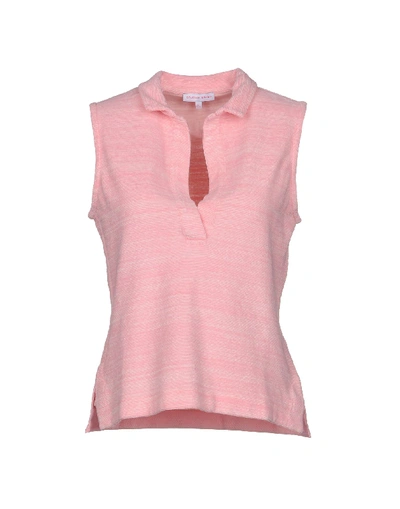 Shop Orlebar Brown Polo Shirt In Pink