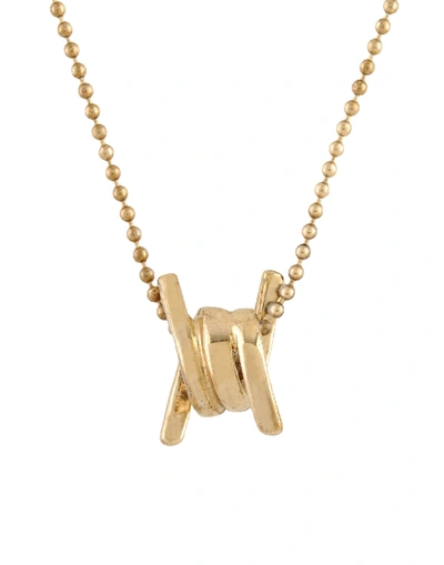 Shop Dsquared2 Necklace In Gold