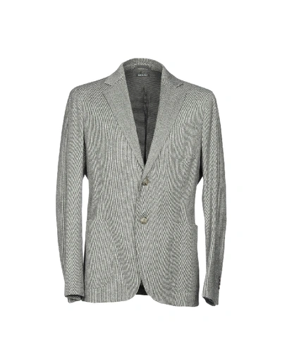 Shop Giorgio Armani Blazers In Lead