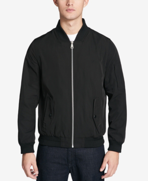 calvin klein men's flight bomber jacket
