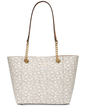 calvin klein signature hayden tote