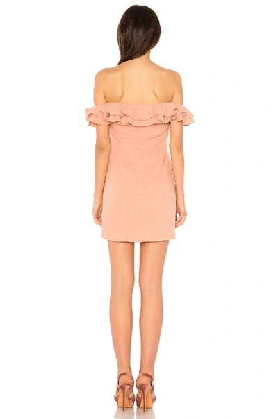 Shop Saylor Janie Dress In Rose. In Dusty Coral