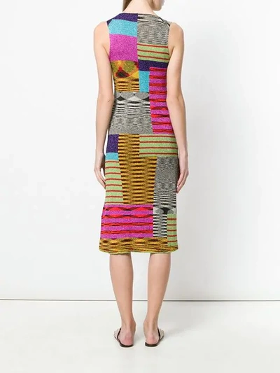 Shop Missoni Striped Tank Dress - Multicolour