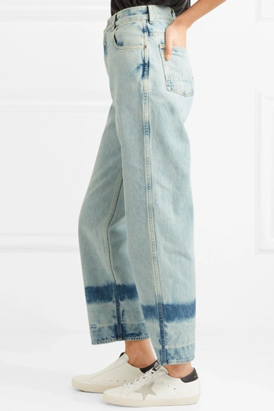 Shop Golden Goose Kim High-rise Straight-leg Jeans In Light Denim