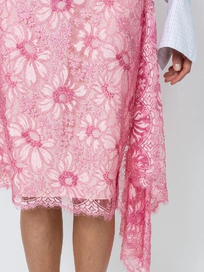 Shop Calvin Klein 205w39nyc Lace Asymmetric Skirt