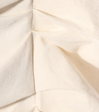 Shop Isabel Marant Lefly Cotton-blend Skirt In White