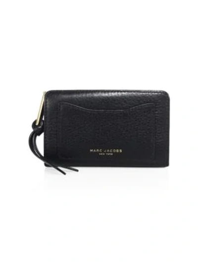 Shop Marc Jacobs Recruit Leather Wallet In Black