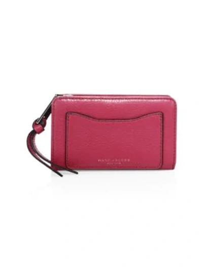 Shop Marc Jacobs Recruit Leather Wallet In Dove