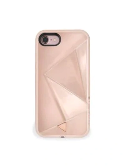 Shop Rebecca Minkoff Glow Selfie Iphone 7 Case In Rose Gold