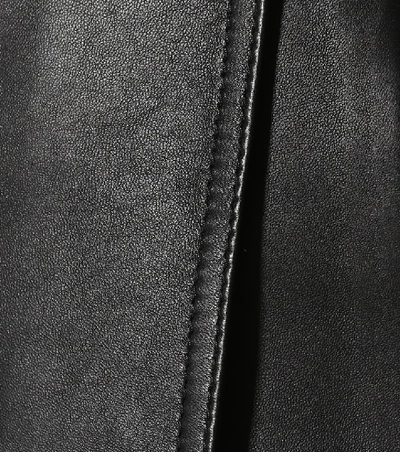Shop Acne Studios Shiryn Studded Leather Miniskirt In Black
