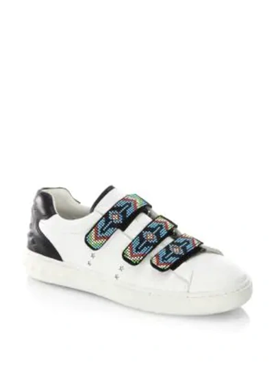 Shop Ash Pharell Beaded Sneakers In White Multi