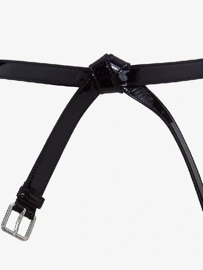 Shop Alexander Mcqueen Patent Leather Belt