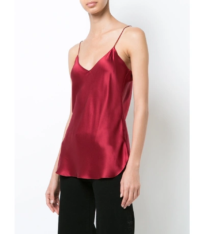 Shop Nili Lotan Isabella Cami In Red