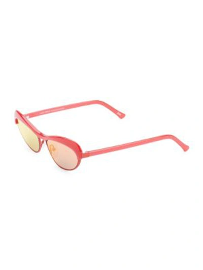 Shop Andy Wolf Akira Cat Eye Sunglasses In Red