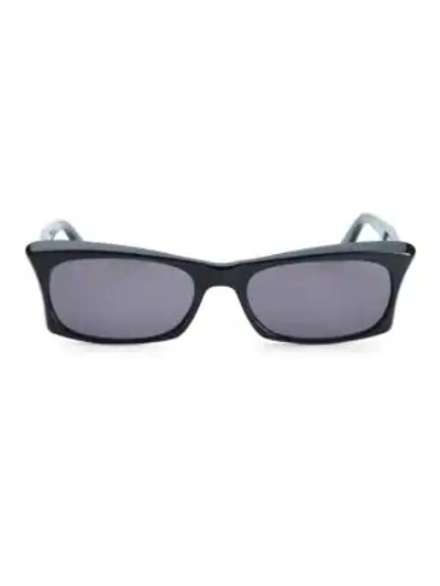 Shop Andy Wolf 53mm Rectangular Sunglasses In Black