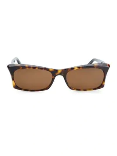 Shop Andy Wolf 53mm Rectangular Sunglasses In Brown