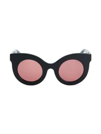 Shop Andy Wolf Millicent 49mm Thick Frame Cat Eye Sunglasses