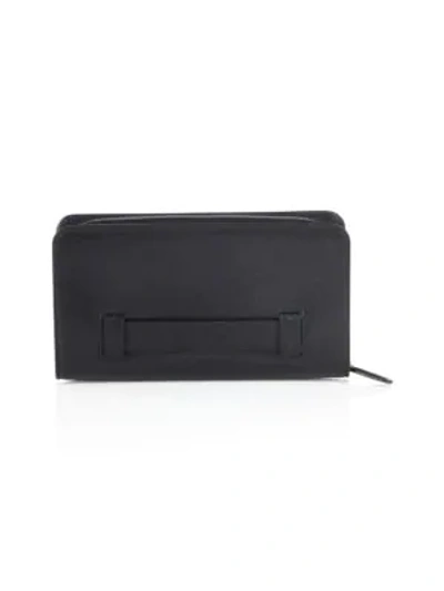 Shop Ermenegildo Zegna Zip-around Leather Wallet In Black
