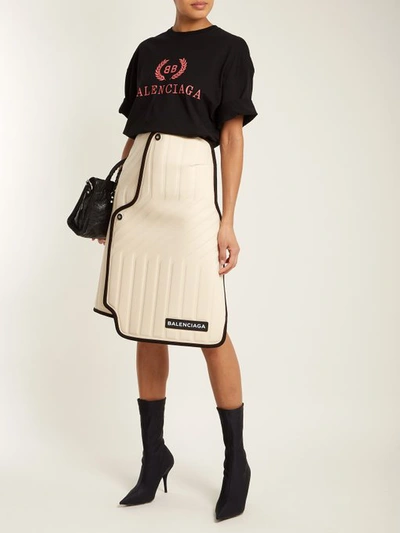Balenciaga Car Mat Padded Skirt In Ivory | ModeSens