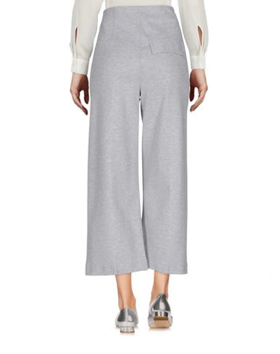 Shop Dondup Cropped Pants In Grey