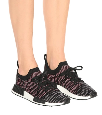 Shop Adidas Originals Nmd R1 Primeknit Sneakers In Multicoloured