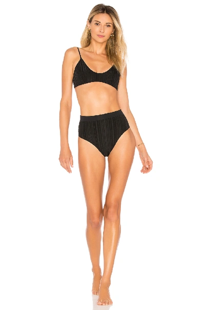 Shop Tavik Nahla Bikini Top In Black