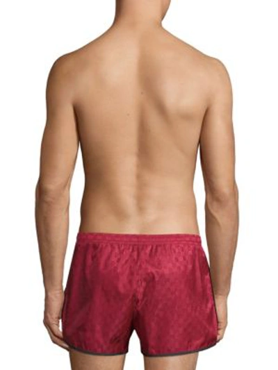 Shop Gucci Monogram Shorts In Pink