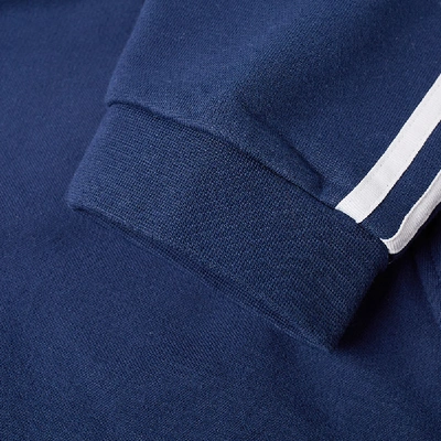 Shop Adidas Originals Adidas Cuffed 3 Stripe Track Pant In Blue