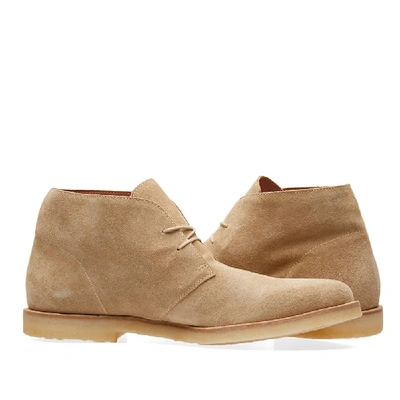 Shop Common Projects Chukka Suede In Neutrals