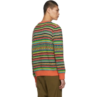 Shop Stella Mccartney Multicolor Knit Sweater In 8490 Dk Mul