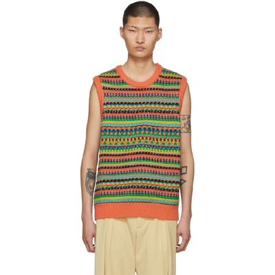 Shop Stella Mccartney Multicolor Knit Vest In 8490 Multi