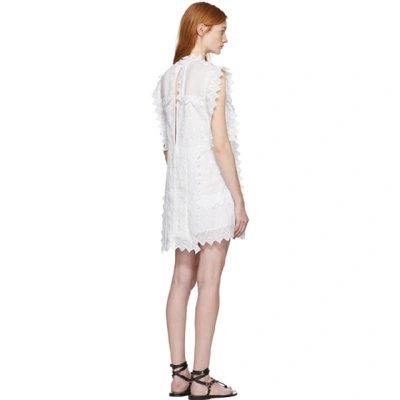 Shop Isabel Marant White Nubia Dress In 20wh White