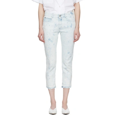 Shop Stella Mccartney Blue Skinny Boyfriend Jeans