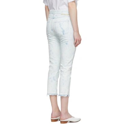 Shop Stella Mccartney Blue Skinny Boyfriend Jeans