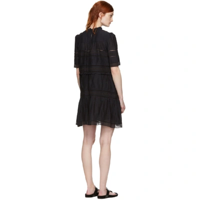 Isabel Marant Isabel Marant Black Lace-trimmed Dress | ModeSens