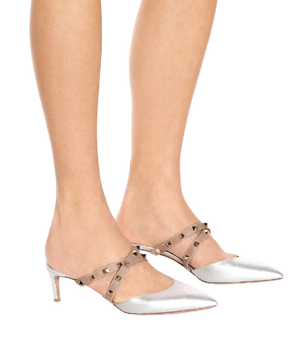 valentino studwrap mules
