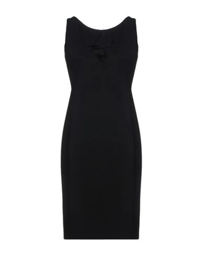 Shop Emporio Armani Knee-length Dresses In Black