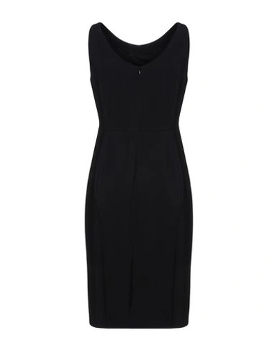 Shop Emporio Armani Knee-length Dresses In Black