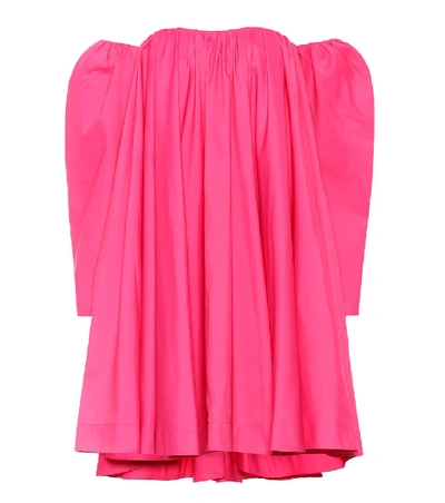 Shop Calvin Klein 205w39nyc Off-the-shoulder Swing Dress In Pink