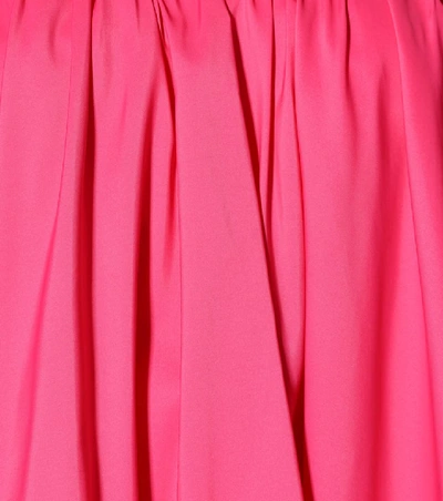 Shop Calvin Klein 205w39nyc Off-the-shoulder Swing Dress In Pink