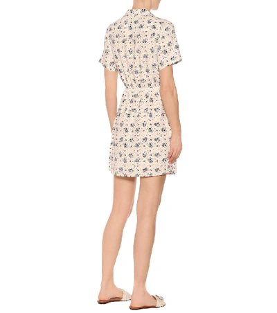 Shop Calvin Klein Jeans Est.1978 Floral-printed Dress In Beige