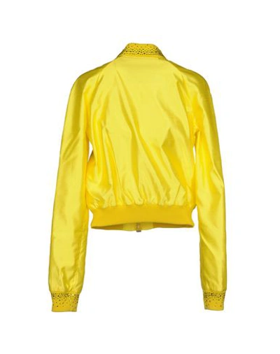 Shop Philipp Plein Jackets In Yellow