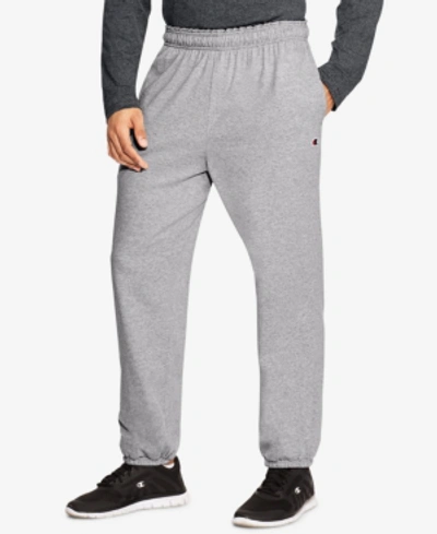 Shop Champion Men's Jersey Joggers In Oxford Gray