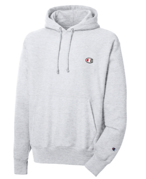 champion reverse weave white pullover hoodie