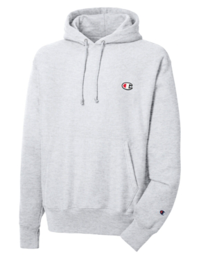 champion reverse weave pullover hoodie black