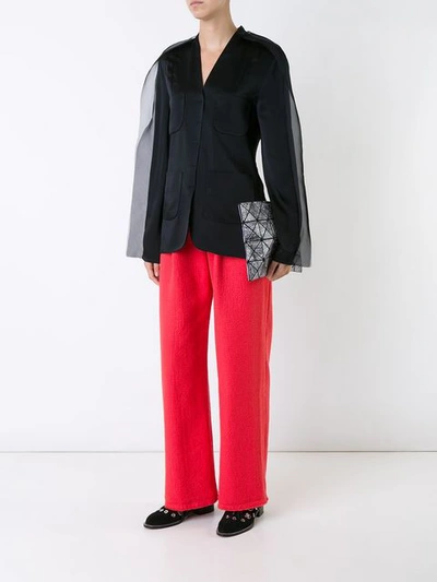 Shop Tatuna Nikolaishvili High-waisted Trousers - Red