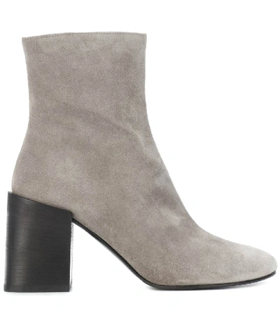 Shop Acne Studios Saul Reverse Suede Ankle Boots In Female
