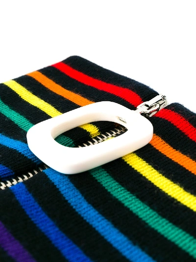 Shop Jw Anderson Knitted Striped Neckband